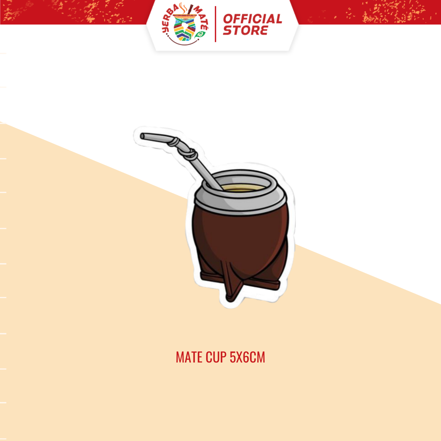 Sticker Yerba Mate / Thermos, gelas, HP, dll. - LOVE