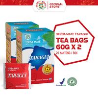 Taragui Yerba Mate Tea Bags 60g x 2 | Teh Celup Botanikal Argentina