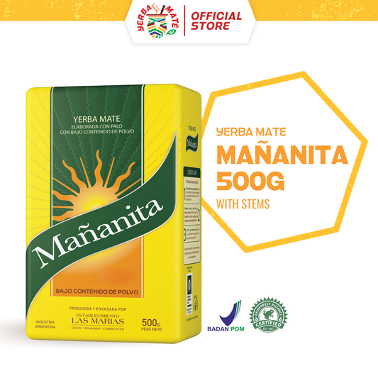 Mananita Yerba Mate with stems 500g | Teh Botanikal Argentina