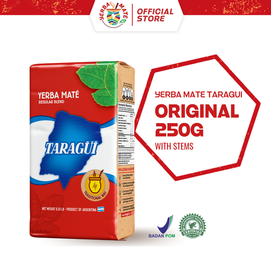 Taragui Yerba Mate Original with stems 250g | Teh Botanikal Argentina