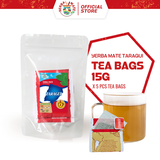 Taragui Yerba Mate Tea Bags | Teh Celup Botanikal Argentina 15g