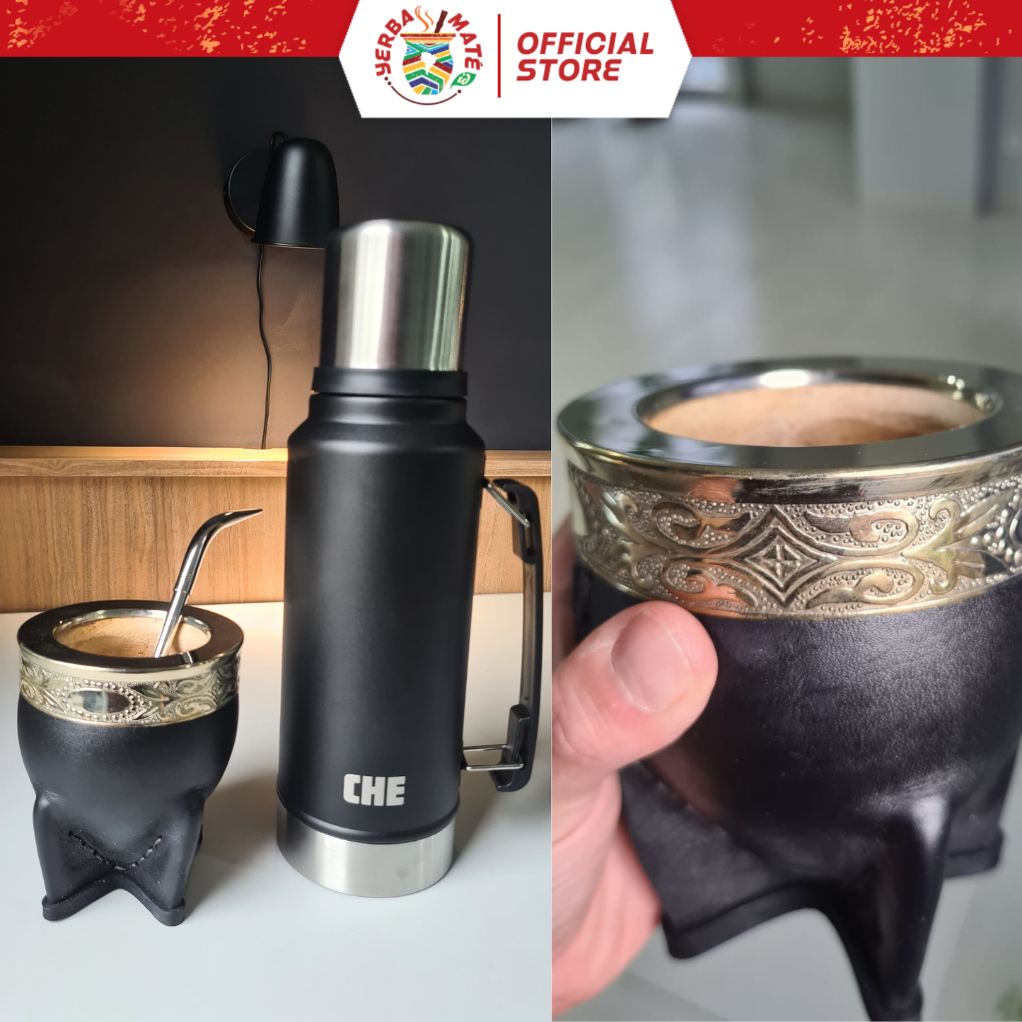 Yerba Mate Gourd Imperial | Silver Straw & Yerba Mate 250g - Rupestre