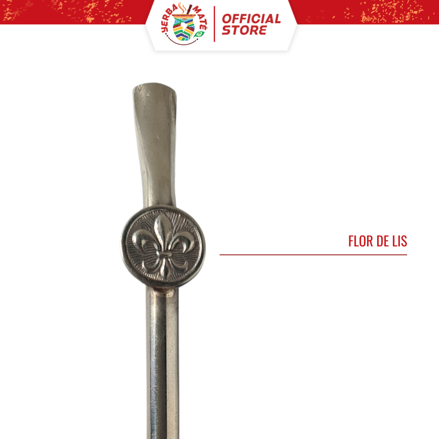 Bombilla Spring (Pegas) Stainless Steel - Pampa & Flor de Lis - Pampa