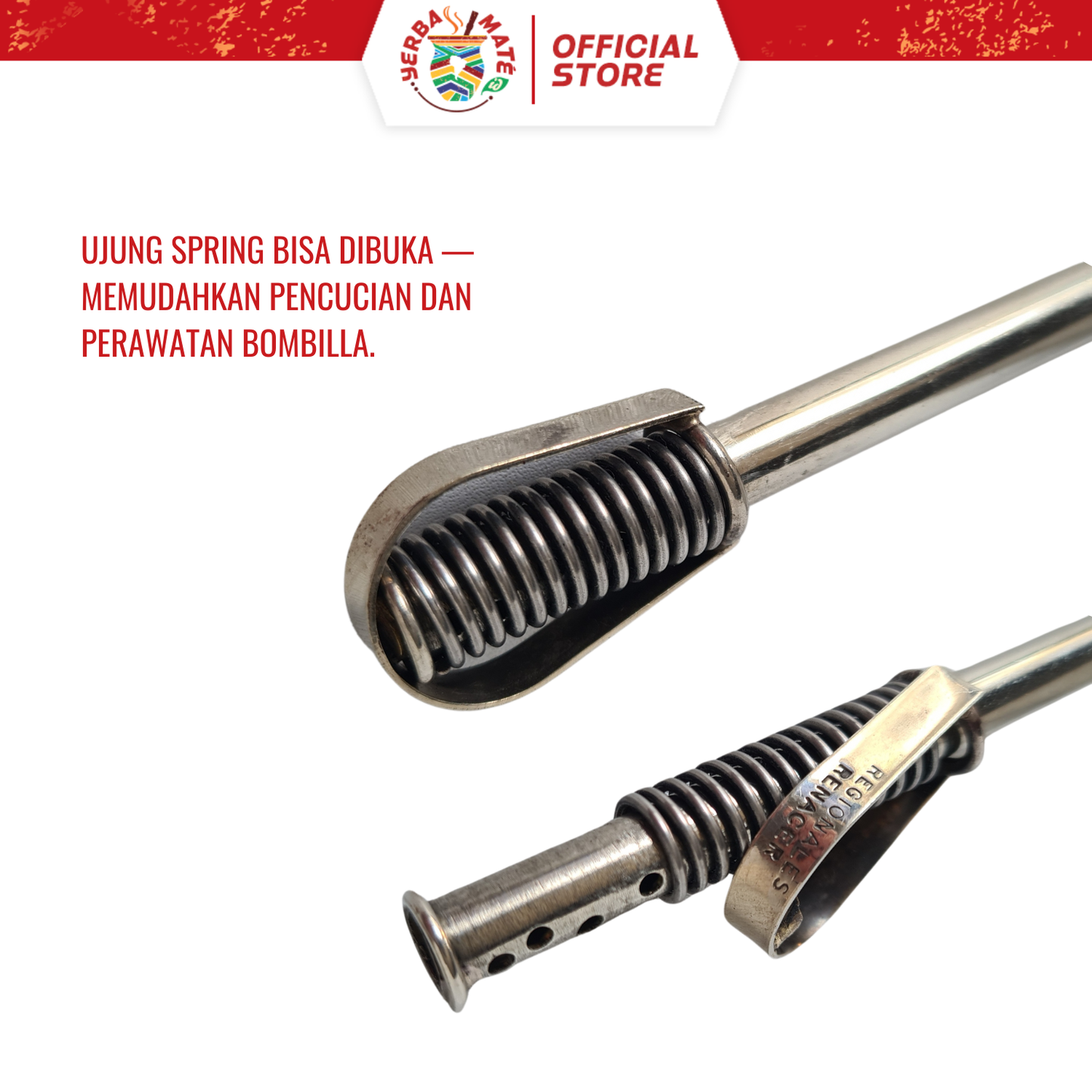 Bombilla Spring (Pegas) Stainless Steel Plus
