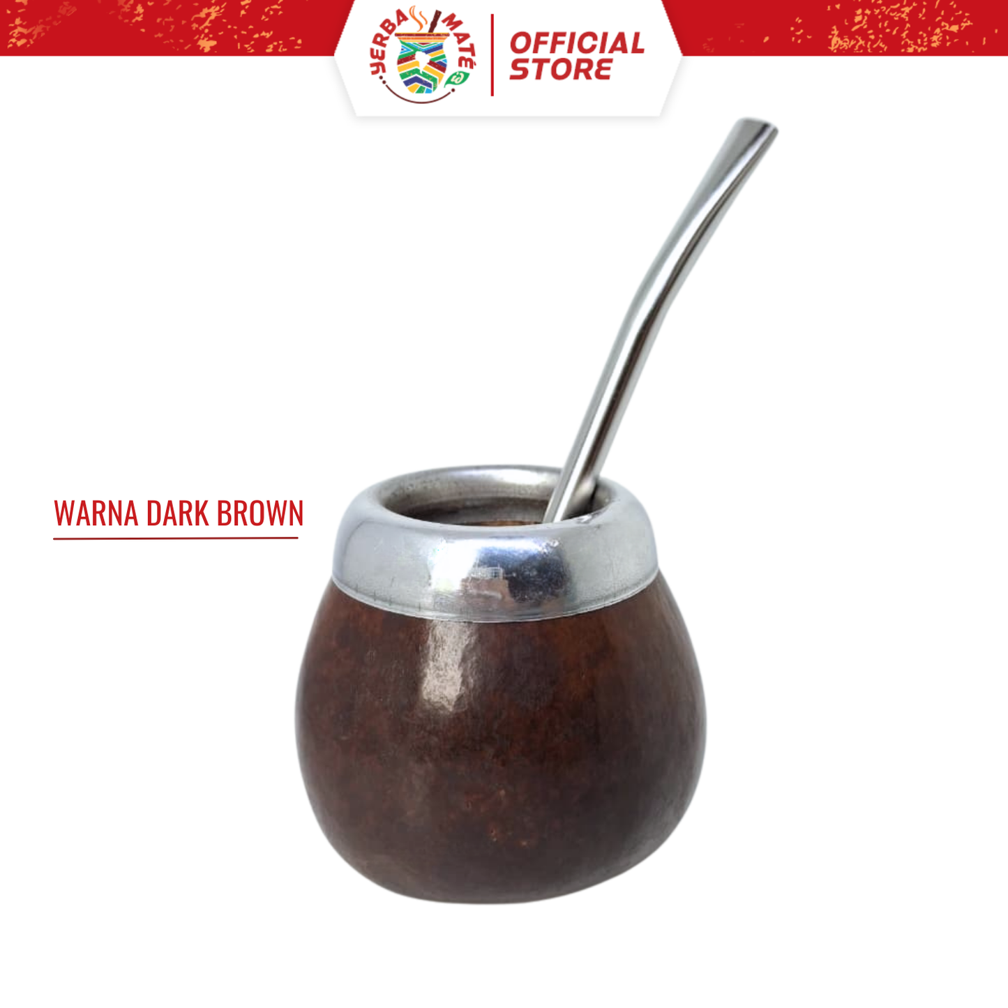 Mini Gourd Galleta | Calabash Alami (Labu) | Bombilla, Brush, dan Yerba Mate Taragui 250g - Honey