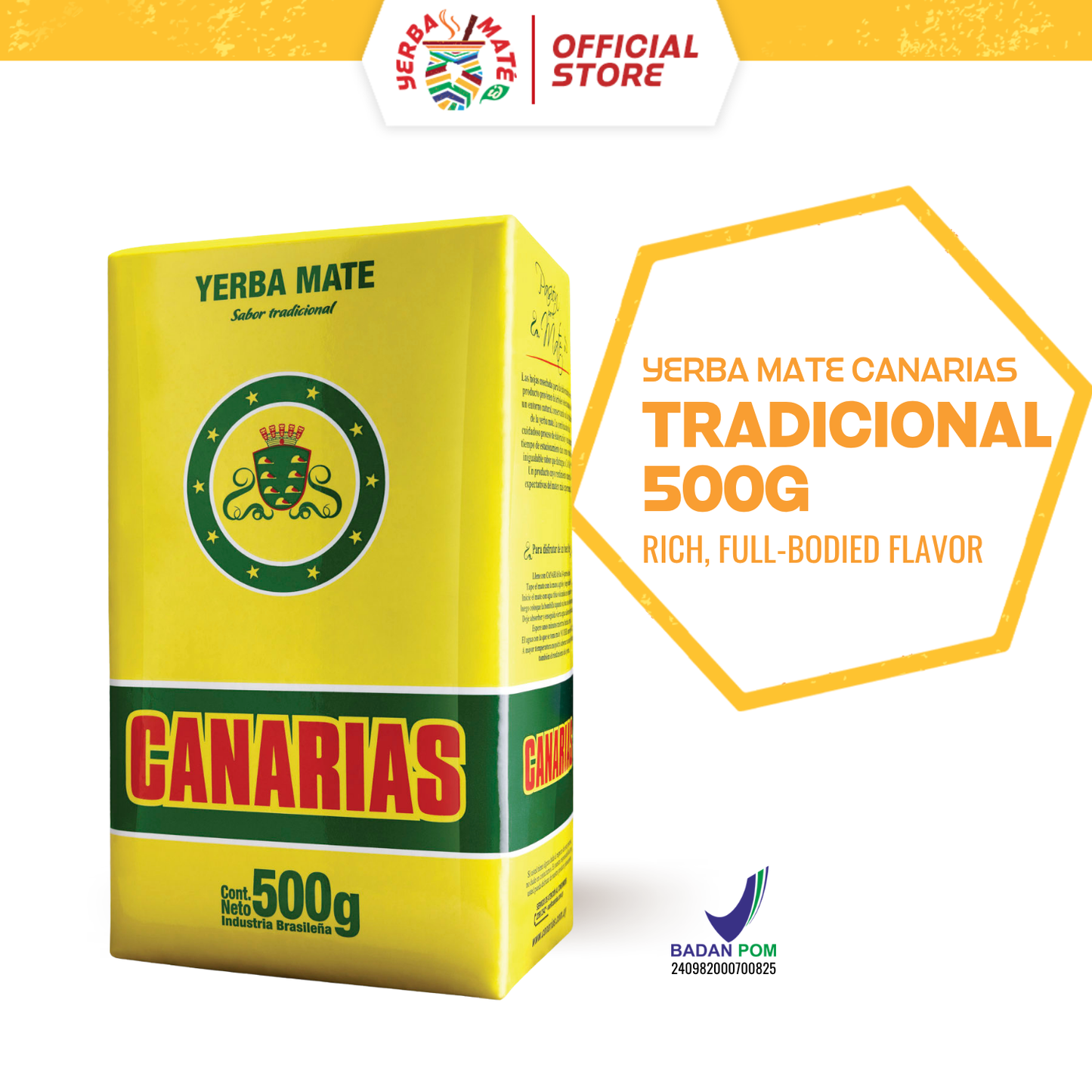 Canarias Yerba Mate Tradicional | Teh Botanikal Uruguay