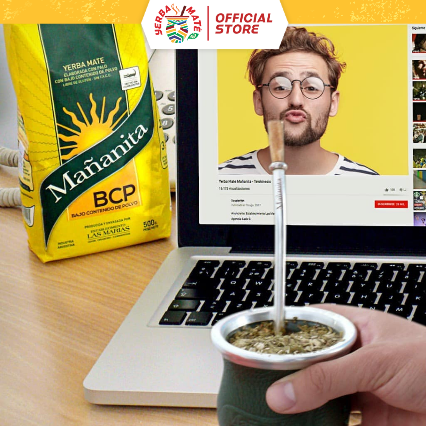 Mananita Yerba Mate with stems 500g | Teh Botanikal Argentina