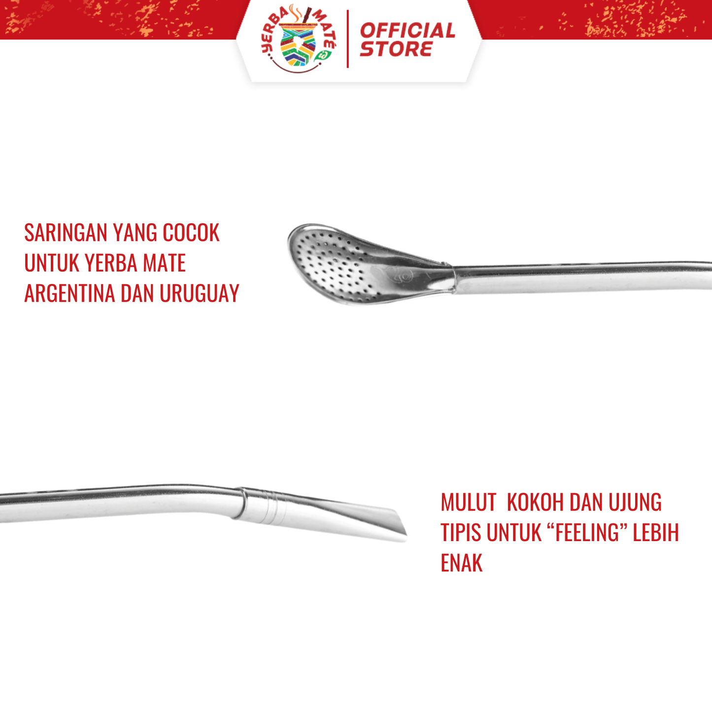 Bombilla Cucharita (Spoon) Premium | Sedotan Yerba Mate